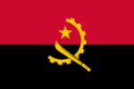 Vlag Angola - 100x150cm Spun-Poly